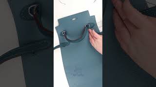 Making a leather designer purse - testing the Babylon Leather Hermes Kelly Bag Kit #leathercraft