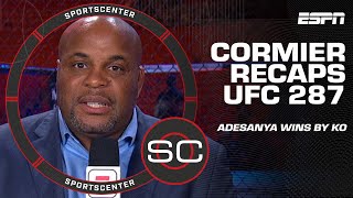 Daniel Cormier reacts to Israel Adesanya’s KO win at UFC 287 | SportsCenter
