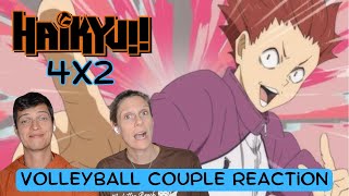 Volleyball Couple Reaction to Haikyu!! S4E2: \