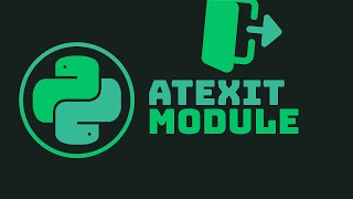 Atexit library. Functions before program stopping | Python
