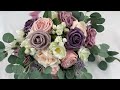 15 7 dusty rose freeform bridal bouquet wedding bouquets artificial flowers