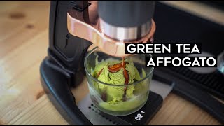 How to Make Affogato Green Tea Espresso x Flair Espresso Pro2 อัฟโฟกาโต้ชาเขียวรสชาติใหม่ ที่ต้องลอง