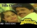 Aakhari Poratam Movie | Tella Cheeraku Video Song | Nagarjuna, Sridev