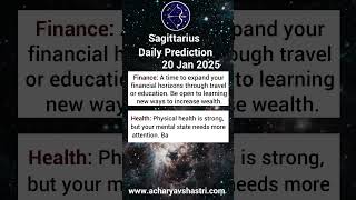 Sagittarius Today: Your Daily Zodiac Reading - January 20, 2025