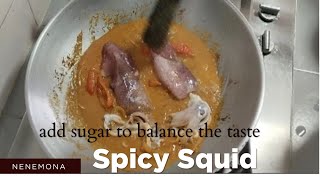 🌶️SPICY Squid  SOTONG Recipe / Ganito gawin mo sa PUSIT ang sarap promise #squidcooking #pusit