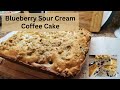 Sour Cream Blueberry Coffee Cake