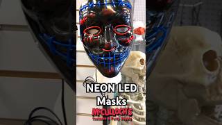 Neon Led Masks are back for a spooky season purge this Halloween. #costume #shortsvideo #halloween