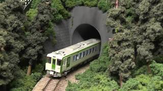 【Nゲージ】キハ110-0 快速はまゆりKATO 走行動画【鉄道模型】Diorama \u0026 Train movie.