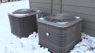 3 Payne PH15 Heat Pumps Running (Heat Mode)