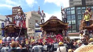 成田祇園祭2018 中日 上町 通し砂切（玉造流 鳥羽下座連）