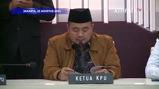 Alasan KPU Konsultasi PKPU ke DPR untuk Tindak Lanjuti Putusan MK Terkait Pilkada 2024