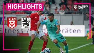 Hallescher FC - TSV 1860 München | Highlights 3. Liga | MAGENTA SPORT
