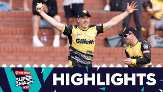 Logan van Beek freakish catch in big win | HIGHLIGHTS | Firebirds v Knights | Dream11 Super Smash