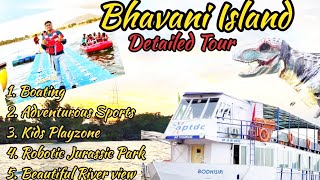 Bhavani Island | 4K | Full Detailed Tour | Vijayawada | Andhra Pradesh