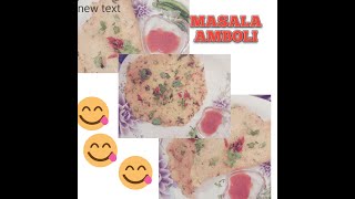 Masala Amboli recipe in marathi.         Gajar paratha          morning breakfast