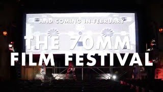 Timelapse - The Music Box Theatre gets ready for The Hateful Eight in 70MM