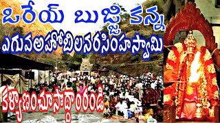 ఒరేయ్? బుజ్జి కన్న? ఎగువ అహోబిల నరసింహస్వామి కళ్యాణం చూసొద్దాం రండి || skgs channel