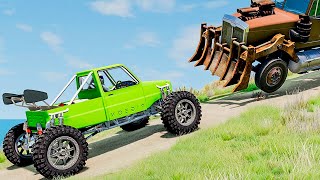 Epic Cliff Drops - BeamNG Drive #97