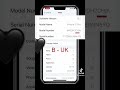 How To Check Iphone Which Country Made it | Iphone Checking Country #shorts#youtubeshorts