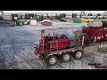 gd energy products thunder 5000 hp quintuplex pump on step energy services’ frac trailer