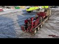 gd energy products thunder 5000 hp quintuplex pump on step energy services’ frac trailer