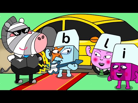 Alphablocks B Is Superstar - Alphablocks Fanmade Coloring Story - YouTube