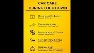 Lockdown Car Care | உங்கள் காரை எவ்வாறு பராமரிப்பது?  | Tips For Car Maintenance | View's Of Sanjay