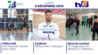 7/8 Sports. Emission du lundi 9 décembre 2019