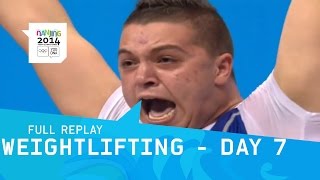 Weightlifting - Day 7 Group A Men +85 kg | Full Replay | Nanjing 2014 Youth Olympic Games