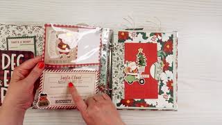 Jingle all the Way Simple Stories Sn@p Binder  Available at the Button Farm Club