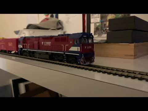 My Auscision V/Line N468 City Of Bairnsdale Model Train With Freight ...