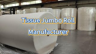 Manufacturing tissue jumbo rolls for converting toilet paper, facial tissue, napkins, kitchen towels
