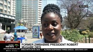 Zimbabwe mourns the death of Robert Mugabe