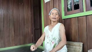 nenek bawing balang, warga asli desa long buang kecamatan peso hulu bulungan