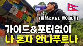 🇳🇵(ENG) 40대 남자 혼자 가이드 없이 떠난 5박 6일간의 네팔 푼힐+ABC(안나푸르나) 트레킹 몰아보기