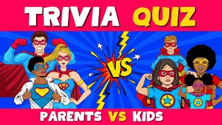 👨‍👩‍👧‍👦 Family Feud: Parents vs. Kids Trivia QUIZ Showdown 🤯🏆