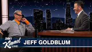 Jeff Goldblum on Showing His Kids Jurassic Park, Being Jimmy's Neighbor & He Demos His Miming Skills