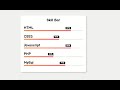 Animated Skills Bar Using HTML & CSS