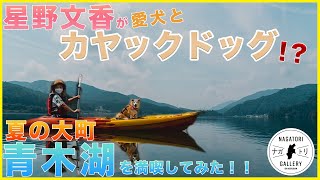 【長野県大町市】星野文香が愛犬とカヤックドッグ！？夏の大町青木湖を満喫してみた！！｜ナガトリ