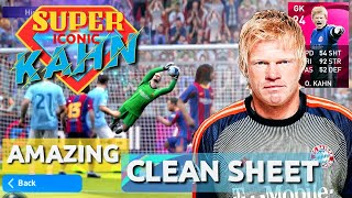 ICONIC KAHN , AMAZING CLEAN SHEET ¦ PES 2021 MOBILE ¦ (video requested by loyal subscribers)