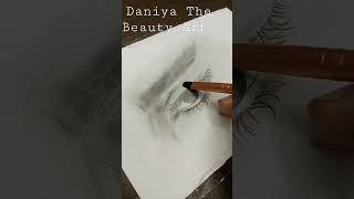 Realistic eye sketch drawing //How to draw //#shorts #youtubeshort #viral #short 🤩