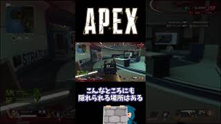 【Apex】こんなところにもハイドポイント！諦めずに隠れてやり過ごそう！【シーズン12】【ApexLegends】 #shorts