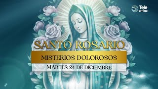 SANTO ROSARIO de Hoy 📿 Martes 24 de Diciembre 2024 🌿 Misterios Dolorosos 🌿 Teleamiga