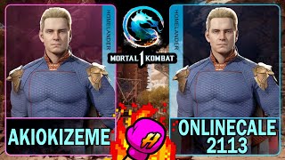 MK1 Akiokizeme (HOMELANDER) VS Onlinecale2113 (HOMELANDER)🥊Mortal Kombat 1🥊4K 60ᶠᵖˢ