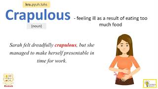 Kamak’s Vocabulary Vault | Crapulous