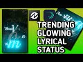 Trending Glowing Lyrical Status|Rain Drop|Alightmotion|Node Video Editor|Nishad Vloger114|Malayalam