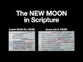 The NEW MOON in Scripture (An Overview)