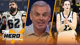 Caitlin Clark sets all-time NCAA record, Jason Kelce announces retirement from NFL | THE HERD