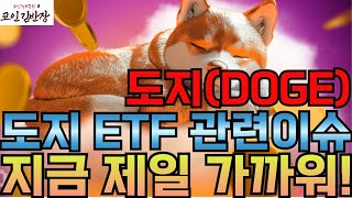 [#도지코인 #doge  ] 도지 ETF 관련이슈 지금 제일 가까워!