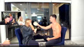 Aircool and Corinna slap and SPIT on each other